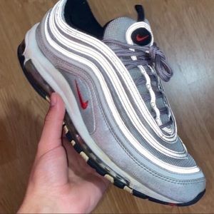 Silver air max 97 size 6.5 woman’s 8